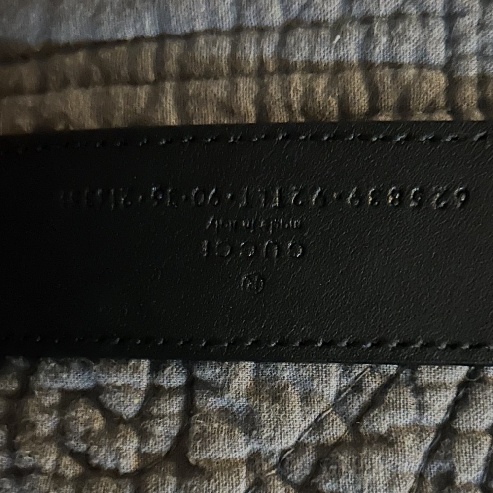 Gucci Black and Gold Women's Belt - Picture 2 of 4